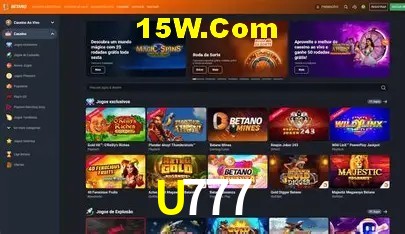 Slots com jackpots e giros grátis na U777